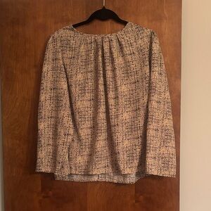 Elegant Beige and Black Women's Top